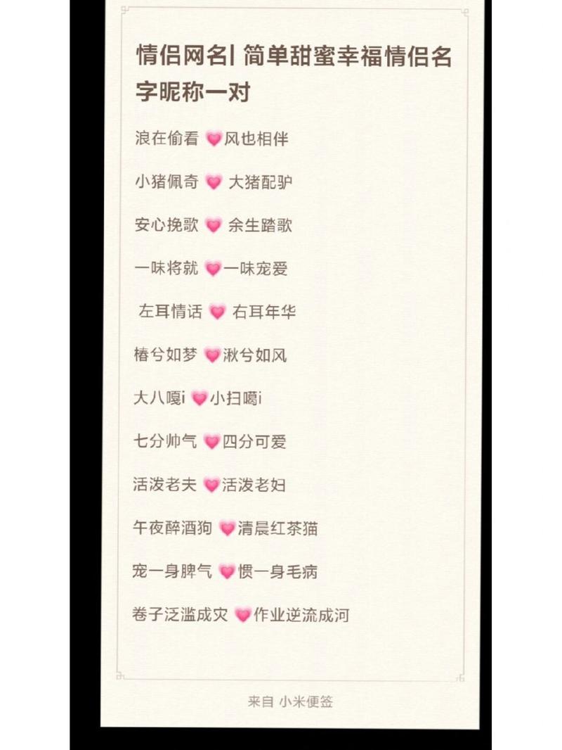 王者荣耀名字情侣名字大全 - 王者荣耀名字情侣名有趣-第3张图片-于都网 王者荣耀名字情侣名字大全 - 王者荣耀名字情侣名有趣-第3张图片-于都网