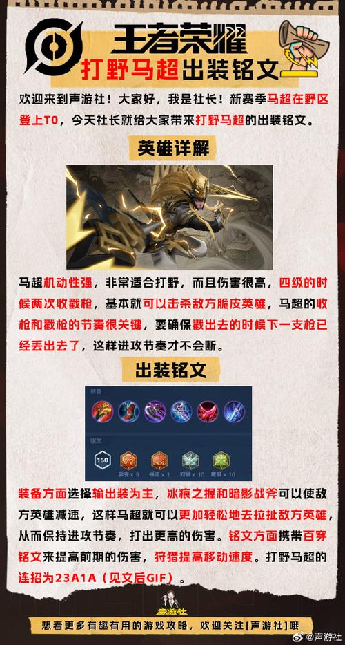王者荣耀马超教学思路图（王者荣耀马超教学知乎）