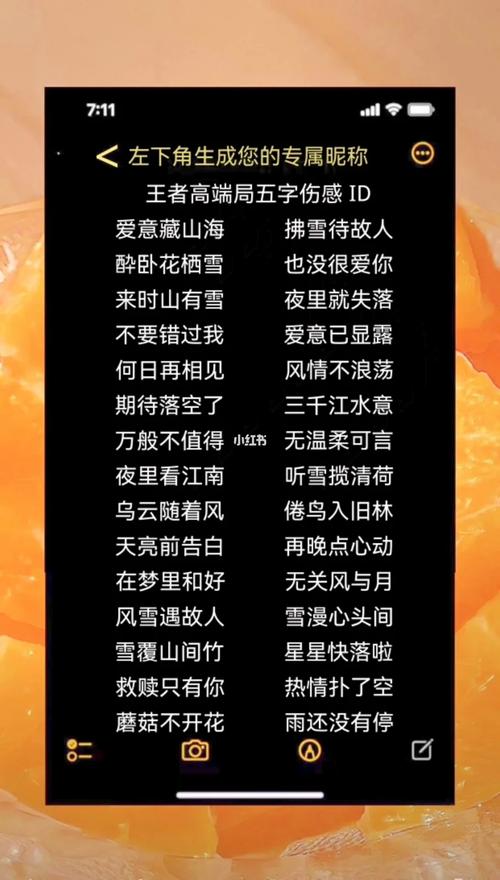 王者荣耀5个字名字大全 - 王者荣耀5个字好听昵称