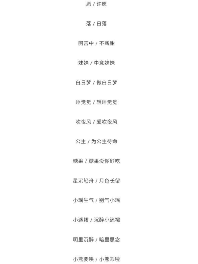 王者荣耀遗忘昵称大全(王者荣耀遗憾的名字5字)-第3张图片-于都网 王者荣耀遗忘昵称大全(王者荣耀遗憾的名字5字)-第3张图片-于都网