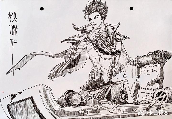 王者荣耀素描画大全,王者 素描-第2张图片-于都网 王者荣耀素描画大全,王者 素描-第2张图片-于都网