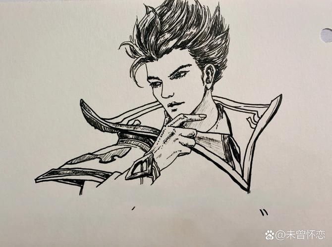 王者荣耀素描画大全,王者 素描-第3张图片-于都网 王者荣耀素描画大全,王者 素描-第3张图片-于都网